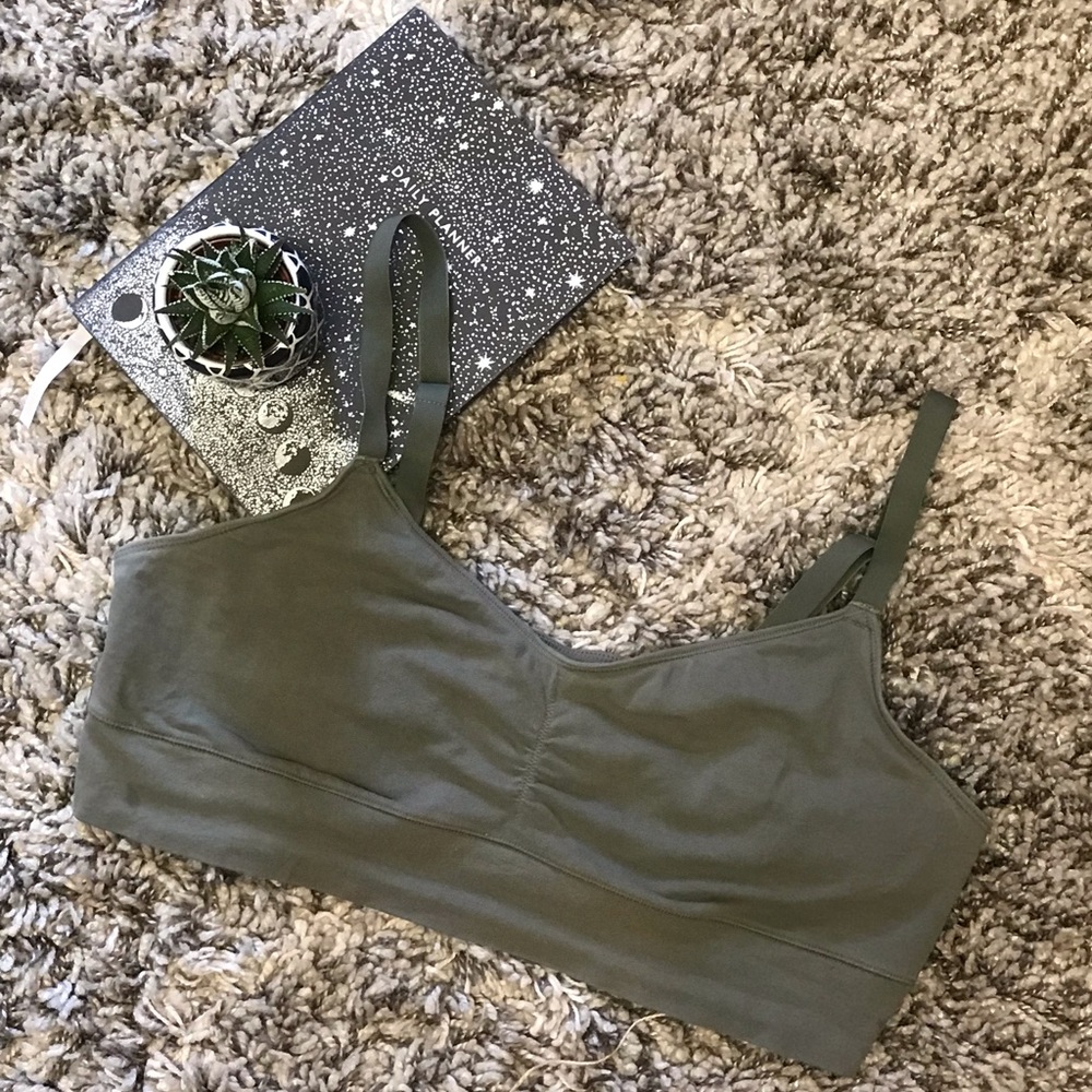 Aerie Olive Green Lounge Bra